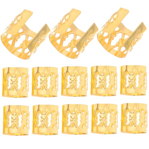 BELLIFFY 300stücke Dreadlock Schmuck Haarschmuck Für Zöpfe Dekorative Haarperlen Und Ringe Geeignet Für Partys Hochzeiten Und Fotoshootings von BELLIFFY