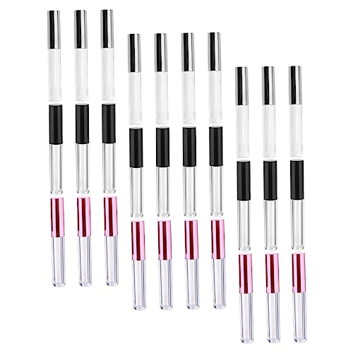 BELLIFFY Leere Lipgloss Tuben 10ml Kunststoff 30 Stück für Selbstgemacht Lippenkosmetik Tragbar Passend für Frauen und Mädchen von BELLIFFY