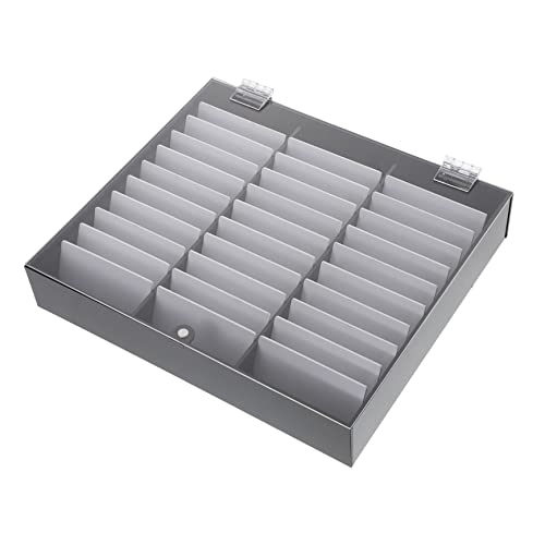BELLIFFY 33gitter Multi-use Nagel Tips Aufbewahrungsbox Organizer Für Nagelwerkzeuge Mit Fächern Zur Präsentation Und Ordnung Von Nageldesigns Und Kunstnägeln von BELLIFFY