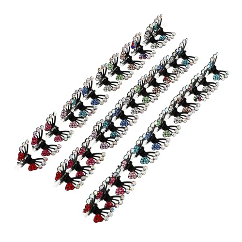 BELLIFFY 36stücke Teiliges Set Kleiner Haarklammern Mit Strass Für Mädchen Und Junge Mädchen Bunte Haarschmuck-clips Für Stilvolle Frisuren Für Partys Und Alltag von BELLIFFY