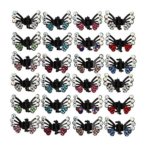 BELLIFFY 36stücke Kleine Haarklammern Junge Mädchen -haarklammern Damen-kopfschmuck Abs-material Strass Haar Klaue von BELLIFFY