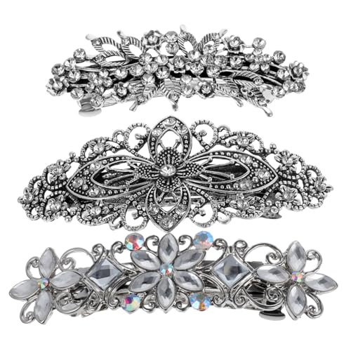 BELLIFFY 3stücke Haarspangen Für Damen Frühlingshaarnadeln Für Mädchen Strass-haarspangen Für Hochzeit Geburtstag Party Festlichkeiten von BELLIFFY