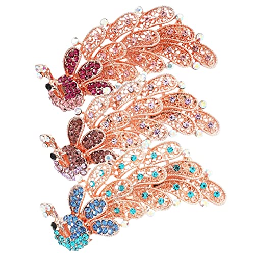 BELLIFFY Haarspangen Aus Metall Mit Strasssteinen Für Damen Und Mädchen Glänzendes Haar-accessoire Für Hochzeit Geburtstag Und Andere Anlässe von BELLIFFY