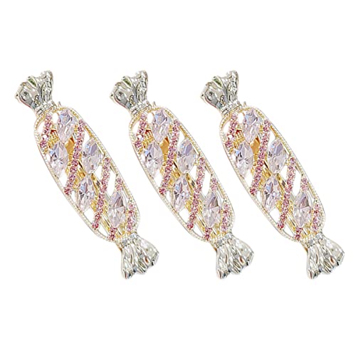 BELLIFFY 3stücke Bonbonform Haarspangen Haarspange Entenschnabelclip Mädchen Kopfschmuck Haaraccessoires von BELLIFFY