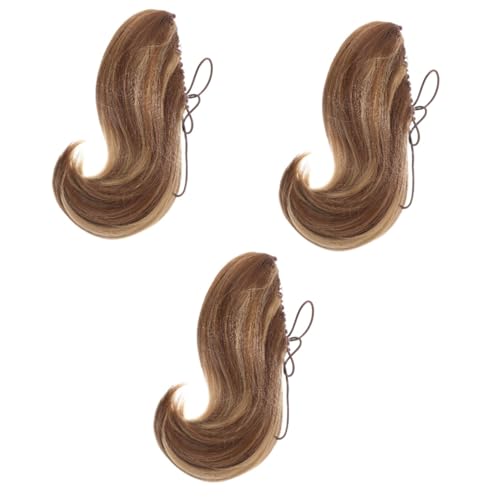 BELLIFFY 3 Stücke Wellig Pferdeschwanz Verlängerung Clip Hairtails Für Frauen Clip-in Haar Verlängerung Für Styling von BELLIFFY