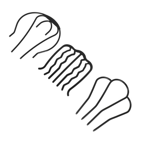 BELLIFFY 3stücke Teiliges U-förmiges Haarkamm Frauen -haarspangen Für Brautfrisuren Zahn Haarnadeln Für Hochzeiten Und Besondere Anlässe von BELLIFFY