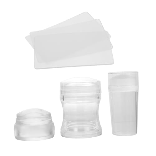 BELLIFFY 3sätze Nagelstempel Und Schaber Transparente Silikon-werkzeuge Für Nageldesign Für Maniküre Und -nail-art Teile Kurzer Griff Zylindrischer Und Stempel BELLIFFY 3sätze Nagelstempel Und Schaber Transparente Silikon-werkzeuge Für Nageldesign Für Maniküre Und -nail-art Teile Kurzer Griff Zylindrischer Und Stempel von BELLIFFY