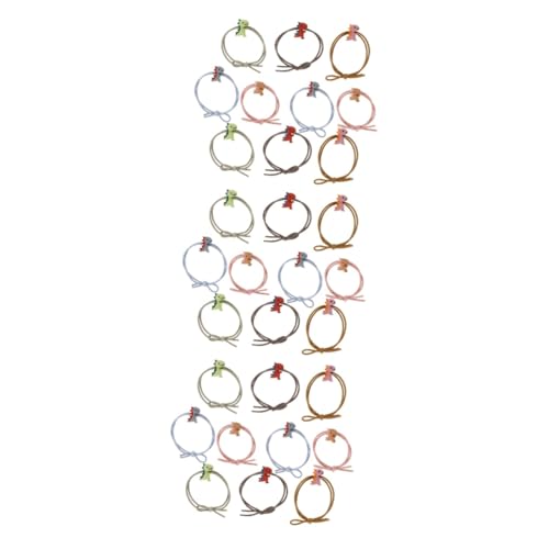 BELLIFFY 30stücke Teiliges Cartoon Dinosaurier Haargummis Für Mädchen Elastische Haarschmuck-accessoires Hohe Elastizität Farbenfrohes Design Für Täglichen Gebrauch Und Besondere von BELLIFFY