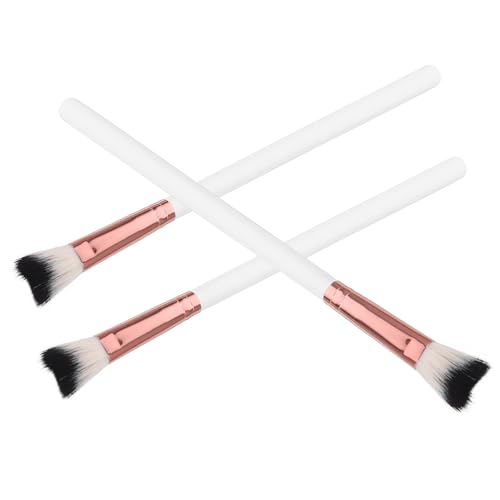 BELLIFFY 3st Fischschwanzbürste Nasenkonturpinsel Make-up-pinsel Formen Nasenschattenpinsel Make-up-gesichtspinsel Eyeliner-augenbrauenpinsel Make-up Pinsel Textmarker Weiches Fell Fräulein von BELLIFFY