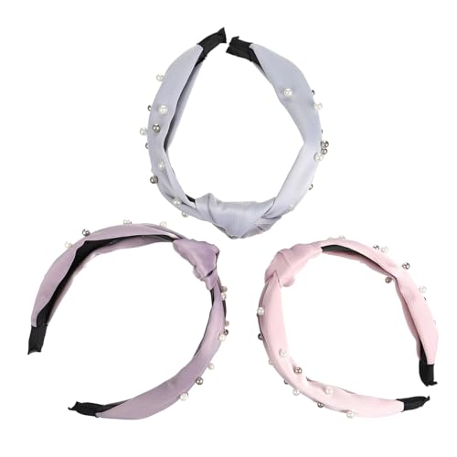BELLIFFY 3stücke Perlen Stirnband Mit Perlen Für Mädchen Kopfschmuck Als Stirnband Haarschmuck Für Alltag Und Party von BELLIFFY
