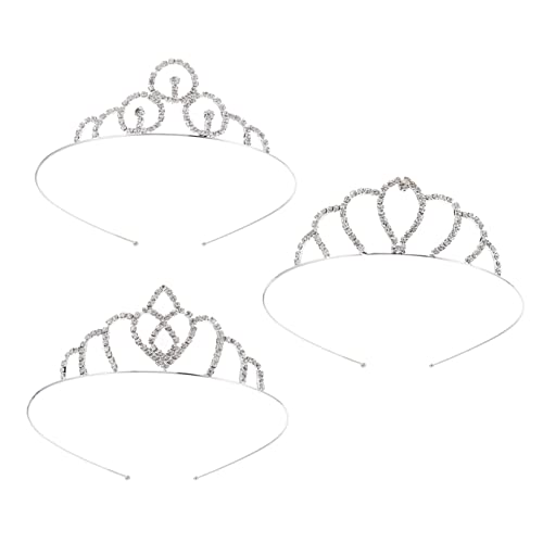 BELLIFFY Braut Krone Hochzeit Tiara Dekoration Strass-krone Haarschmuck Für Brautjungfern Hochzeit Kopfbedeckung Aus Legierung von BELLIFFY