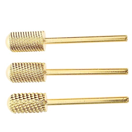 BELLIFFY 3stücke Teiliges Nagelbohrer-set Aus Wolframcarbid Für Maniküre Und Pediküre Geeignet Zum Polieren Und Entfernen Von Gel Und Nagelhaut Für Und Mädchen von BELLIFFY