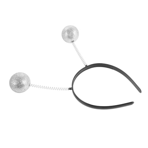 BELLIFFY 3stücke Weihnachtskugel-kopfschmuck Party-haarreif Mit Weißer Kugel Für Weihnachts-feste Leicht Und Sicher Passt Für Junge Mädchen Und Erwachsene von BELLIFFY