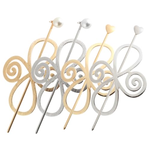 BELLIFFY Haarspange Aus Metall Haarstab Haarspange Für Damen Haar-accessoires-set Dutthalter-clips von BELLIFFY