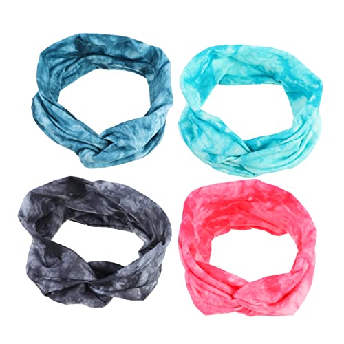 BELLIFFY 4stücke Elastisches Sport Stirnband Für Damen Schweißband-haarband Atmungsaktiv Und Langlebig Übungsbänder Für Yoga Und Laufen BELLIFFY 4stücke Elastisches Sport Stirnband Für Damen Schweißband-haarband Atmungsaktiv Und Langlebig Übungsbänder Für Yoga Und Laufen von BELLIFFY