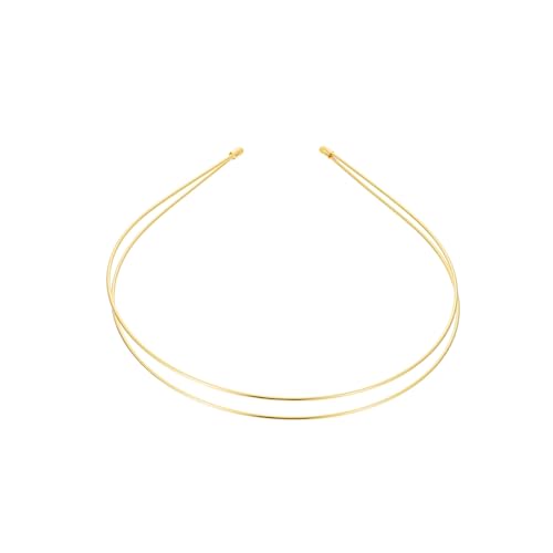 BELLIFFY 4stücke Metall Haarband Für Mädchen Mode Stirnband Als Accessoire Kreativer Kopfschmuck Mit Dual-design Für Partys Und Alltag von BELLIFFY