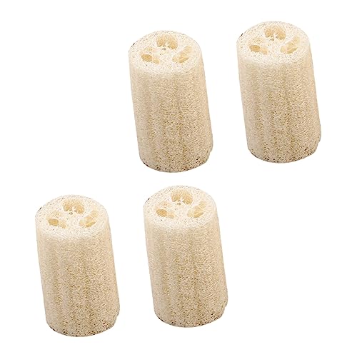 BELLIFFY Luffa-badetuch Badebürste Rückenschrubber Körperpeeling Hautreinigung Natürliche Bürste Badzubehör Peeling-tool von BELLIFFY