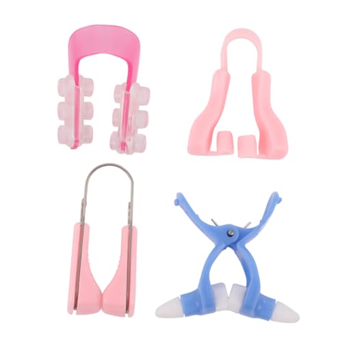 BELLIFFY 4stücke Teiliges Set Nasenformer Zur Nasenliftung Nasenclip Für Formung Und Begradigung Geeignet Für Damen Und Mädchen Zufällige Farben von BELLIFFY