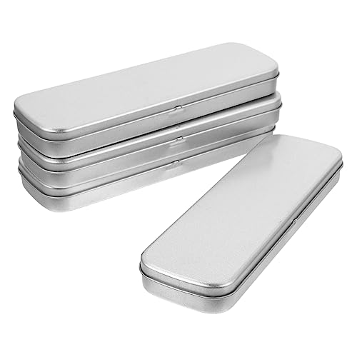 BELLIFFY 4stücke Bleistiftbox Aus Weißblech Stifteetuis Für Studenten Stiftbehälter Schreibwarenetui Robust Und Langlebig von BELLIFFY