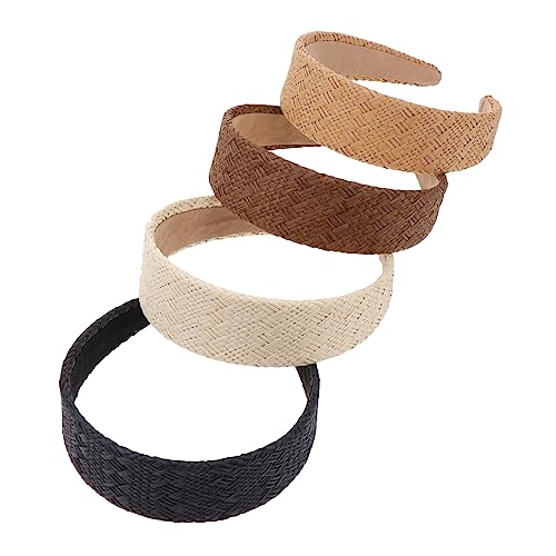 BELLIFFY 4 Stück Einfache Stilvolle Damen Stirnbänder Kopfband Haarschmuck Für Frauen Mädchen Leichte Haaraccessoires BELLIFFY 4 Stück Einfache Stilvolle Damen Stirnbänder Kopfband Haarschmuck Für Frauen Mädchen Leichte Haaraccessoires von BELLIFFY