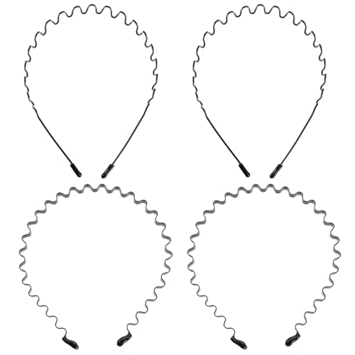 BELLIFFY Gewelltes Stirnband Unsichtbarer Haarreif Für Dusche Verstellbare Kopfbedeckung Für Damen Und Herren von BELLIFFY