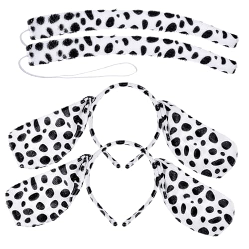 BELLIFFY 4 Teiliges Set Hundekostü Zubehör Für Kreatives Hundeloch Stirnband Mit Für Cosplay Und Partys Tierkostü Requisite Für BELLIFFY 4 Teiliges Set Hundekostü Zubehör Für Kreatives Hundeloch Stirnband Mit Für Cosplay Und Partys Tierkostü Requisite Für von BELLIFFY