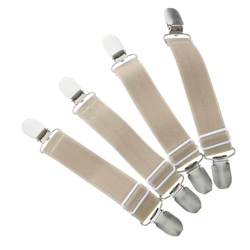 BELLIFFY 4 Verstellbare Stiefelclips Für Motorradstiefelgurte Elastischer Hosenhalter Halterclips Mit Gummiband Sicher Für Outdoor-enthusiasten von BELLIFFY