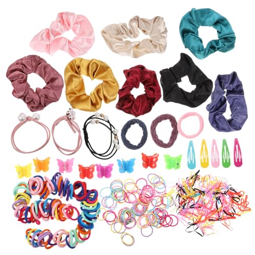 BELLIFFY 427stücke Haargummis Haarspangen Für Mädchen Set Gummibänder Haar Clips Klaue Clips Zubehör Aus Hochwertigem Material Für Frisuren Und Besondere Anlässe von BELLIFFY