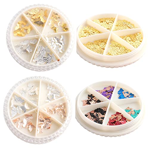 BELLIFFY Nageldekorationen Aus Legierung Aufkleber Schmuck Für Nägel Geeignet Für Damen Und Frauen Einfache Anwendung von BELLIFFY