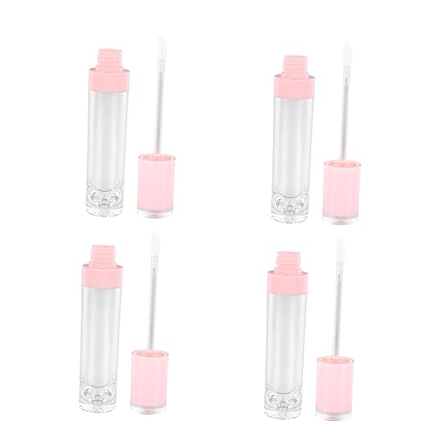 BELLIFFY 4stücke Leere Lip Gloss Tuben Praktische Fläschchen Für Lippenpflege Und Kosmetik Transparente Lippenbalsam Behälter Für Lip Oil Und Flüssiglippenstifte von BELLIFFY