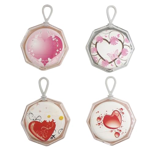 BELLIFFY 4stücke Puderquaste Mit Quaste Runde Make-up- Latexfrei Mit Aufbewahrungsbox Für Damen Für Foundation Puder Und Concealer von BELLIFFY