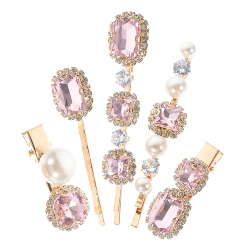BELLIFFY 5 Stück Metall Haarspangen Mit Strasssteinen Für Damen Und Mädchen Haarspangen Für Langes Haar Haarspangen-dekoration BELLIFFY 5 Stück Metall Haarspangen Mit Strasssteinen Für Damen Und Mädchen Haarspangen Für Langes Haar Haarspangen-dekoration von BELLIFFY