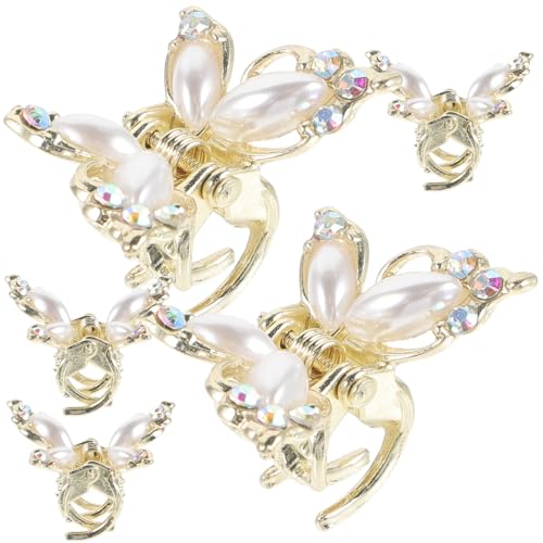 BELLIFFY 5stücke Schmetterlings-haarspangen Für Damen Kleine Haarspangen Haarschmuck Für Geburtstag Hochzeit von BELLIFFY