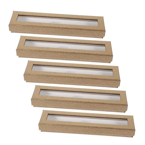 BELLIFFY 5 Stück Leere Stiftbox Geschenketui Einzelne Stiftverpackungsbox Federmäppchen Für Stifte Organisatorbox Zum Verpacken von BELLIFFY