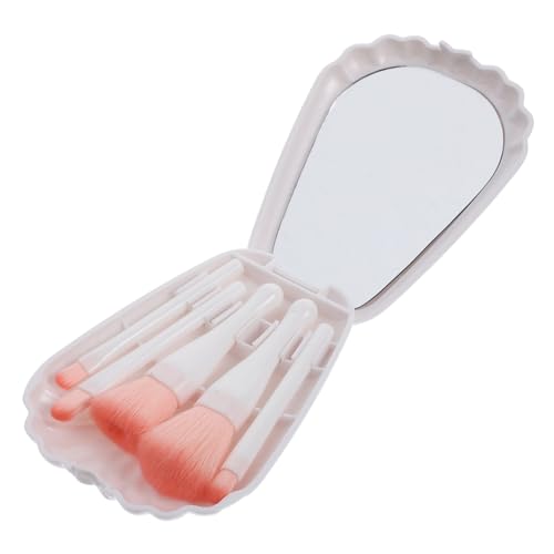 BELLIFFY 5stücke Teiliges Kosmetikset Mit Lidschatten-pinseln Und Aufbewahrungskoffer Reise-make-up-set Für Frauen Inklusive Spiegel Für Natürliche Looks Und Tägliche Anwendung von BELLIFFY