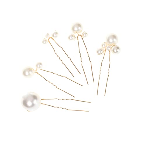 BELLIFFY 5 Stücke U-förmigen Haarnadel Haar Stilvolle Braut Haar Dekoration Für Hochzeit Haar Schmuck BELLIFFY 5 Stücke U-förmigen Haarnadel Haar Stilvolle Braut Haar Dekoration Für Hochzeit Haar Schmuck von BELLIFFY