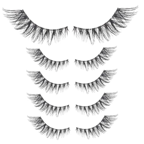BELLIFFY 5paare Künstliche Wimpernstreifen Falsche Wimpern Mädchen-extensions Wimpernset Diy Gefälschte Wimpern Für Make-up-zubehör von BELLIFFY