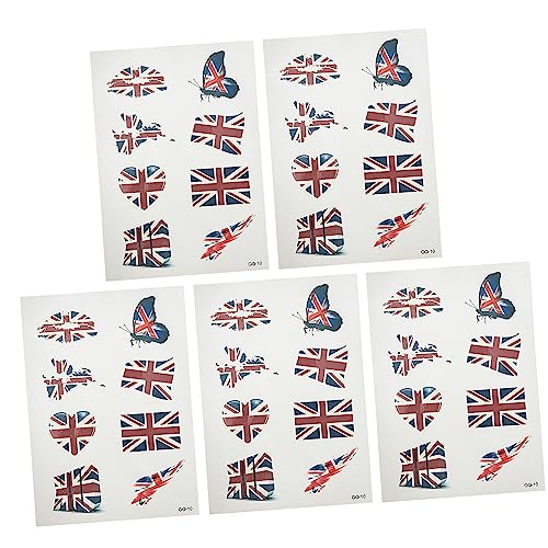 BELLIFFY 5sätze Temporäre Fußball Aufkleber Gesichtsticker Für Fans Waschanlage Wetterfest Dekorative Nationalflaggen Für Sportveranstaltungen Und Partys von BELLIFFY