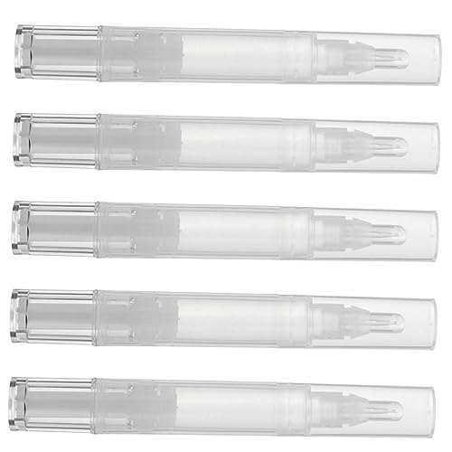 BELLIFFY 5stücke Leere Lip Gloss Flaschen Nachfüllbare Tuben Für Lippenpflege Leicht Und Tragbar Für Reisen Und Diy Kosmetik Bunte Designs von BELLIFFY