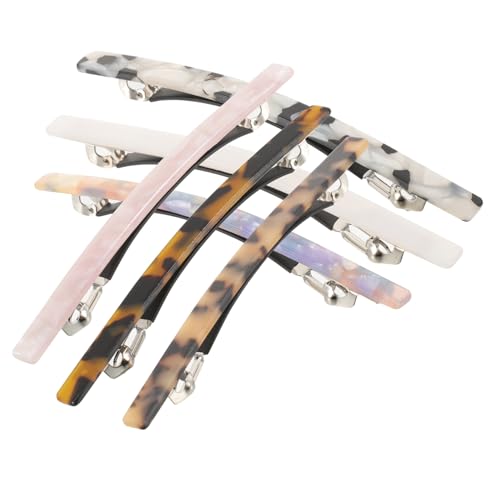 BELLIFFY 6stücke Marble Pattern Haarspangen Set Set Für Frauen Und Mädchen Rosette Tortoiseshell Milk Rutschfeste Und Haltbare Haarclips Für Haartypen von BELLIFFY