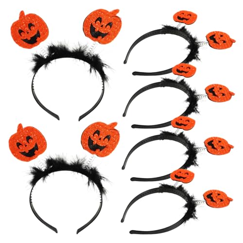BELLIFFY 6stücke Kürbis Haarreifen Für Halloween Für Kostüme Fotorequisiten Und Feiern Mit Freunden Und Familie Geeignet Für Erwachsene Komfortabel Und von BELLIFFY