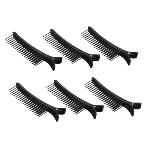 BELLIFFY 6 Stück Teiliges Professionelle Haarklammern für Damen Robust Langlebig Rutschfest Haarspangen zum Stylen und Abteilen für Salon und Zuhause Haarstyling Zubehör von BELLIFFY