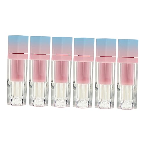 BELLIFFY 6 Stücke Leere Lip Gloss Rohre Farbverlauf Nachfüllbare Selbstgemacht Lippenbalsam Tuben für Lippenpflege und Lippenstift Verpackung von BELLIFFY