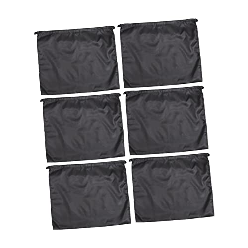 BELLIFFY Hängender Reise-Make-up-Organizer 6-teiliges Kulturbeutel-Set Schwarze Kordelzugtasche Multifunktionale Reise-Aufbewahrungstasche Für Unterwegs von BELLIFFY