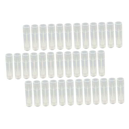 BELLIFFY 60stücke Leere Diy Lip Balm Röhrchen Mit Deckel Lippenpflege Behälter Für Selbstgemachte Lippenbalsam Für Kreative Kosmetikprojekte von BELLIFFY