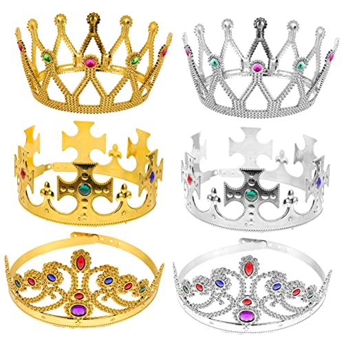 BELLIFFY Retro-krone Für Jungen Und Mädchen 6-teilige Geburtstagsparty-krone Heu-geburtstags-stirnband Für Jungen Und Mädchen Dekorative Party-geburtstagskrone von BELLIFFY