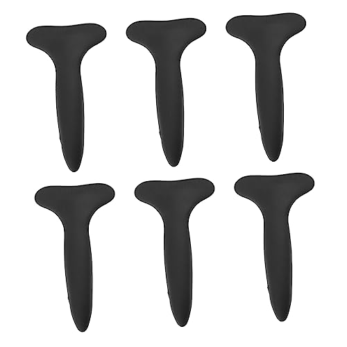 BELLIFFY 6st Augenbrauen Rasieren Haarkämme Für Frauen Trimmer Texturkamm Lockenwickler Stempeln Bausatz Augenbrauenpinsel Tönungsset Lippenstift-applikatorstäbe Rasierer Black Kieselgel von BELLIFFY