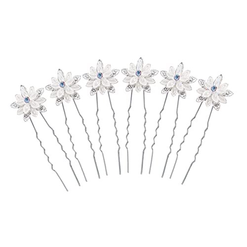 BELLIFFY 6stücke Teiliges -haaraccessoire Damen Blumen-haarspangen Und Haarklammern Für Hochzeiten Partys Und Alltag Eleganter Haarschmuck Für Brautjungfern Und Besondere Anlässe von BELLIFFY