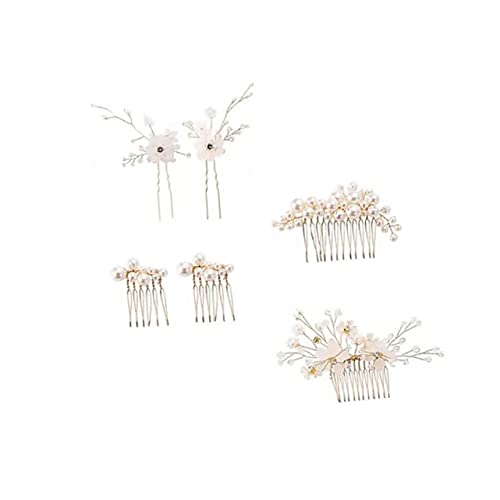 BELLIFFY 6 Stück Perlen-haar-accessoires Hochzeits-kopfbedeckungen Perlenkamm Für Besondere Anlässe von BELLIFFY