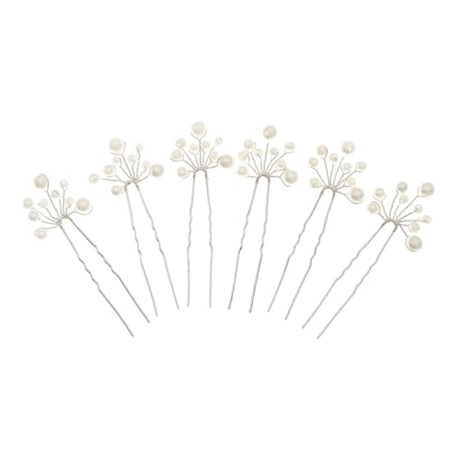 BELLIFFY Haarnadel-set Für Die Braut 6-teilig Einfache Haarnadeln Für Hochzeiten Und Den Täglichen Gebrauch von BELLIFFY